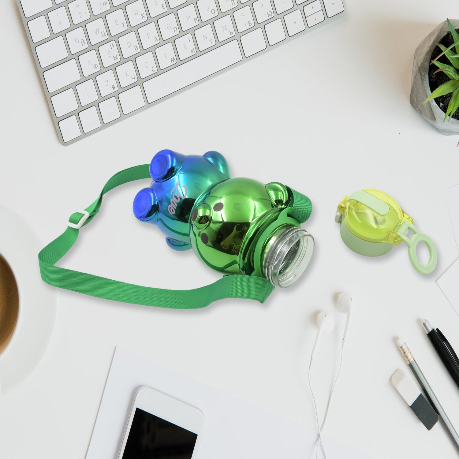 12548  Cute Plastic Water Bottle Straw Bottle With With Adjustable Shoulder Strap And Stickers Portable Drinking Cup Water Bottle For Kids 12548  Cute Plastic Water Bottle Straw Bottle With With Adjustable Shoulder Strap And Stickers Portable Drinking Cup Water Bottle For Kids